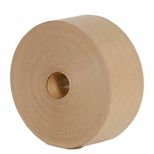 Packagezoom Water Activated Reinforced Kraft Paper Gummed Tape 2.75 Inches X ...