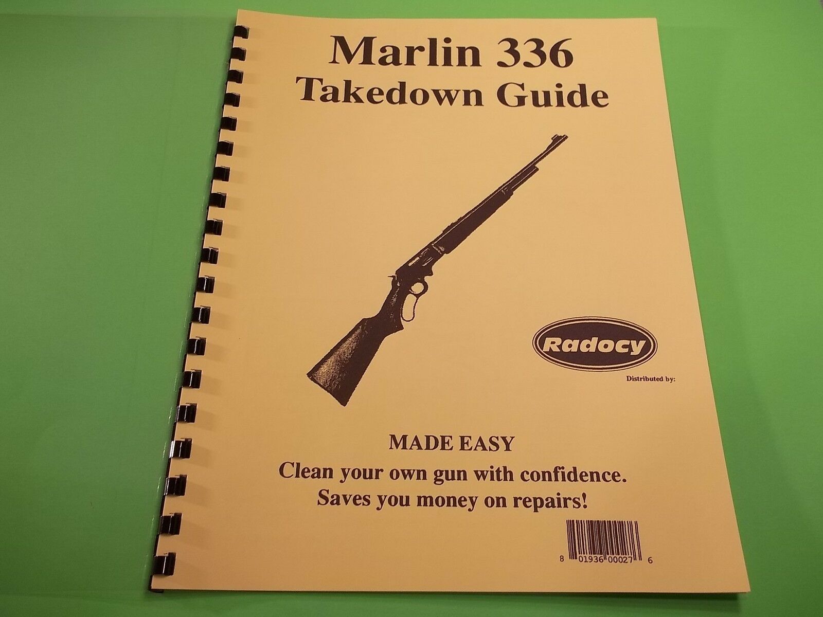 Takedown Manual Guide Marlin 336 Lever Action Rifle, Similar Models Included