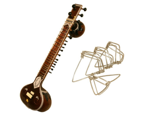 Left Hand Full Size Indian Sitar W/bag & Strings + Mizrabs, 4 Pack