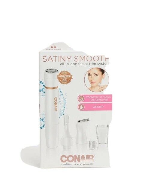 New Conair Satiny Smooth All-in-one Facial Trim System