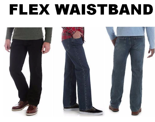 Men’s Wrangler Authentics  Regular Fit Comfort Flex Waistband Jean - All Sizes
