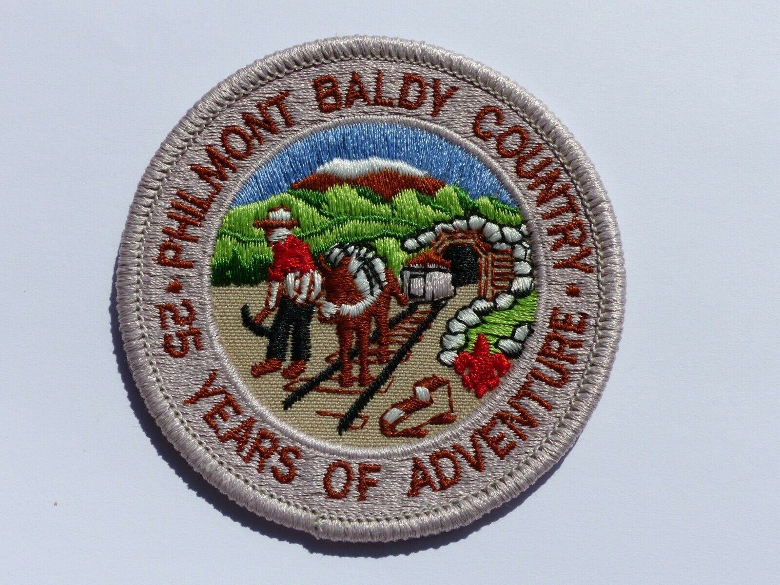 Unused Vintage Philmont Scout Ranch Baldy Country 25 Years Boy Scout Bsa Patch