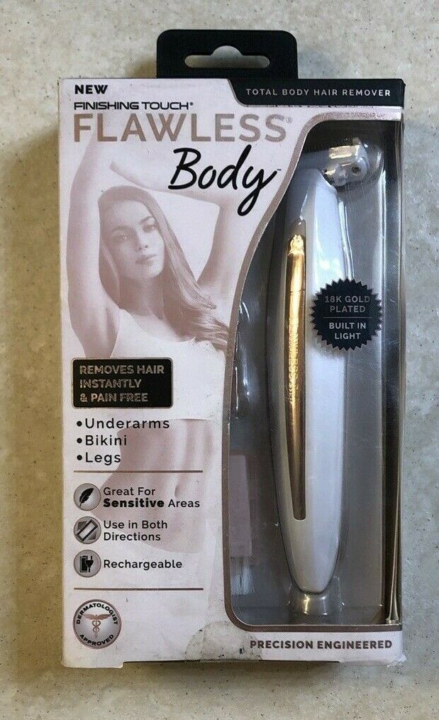 Finishing Touch Flawless Body Rechargeable Ladies Shaver & Trimmer White/rose