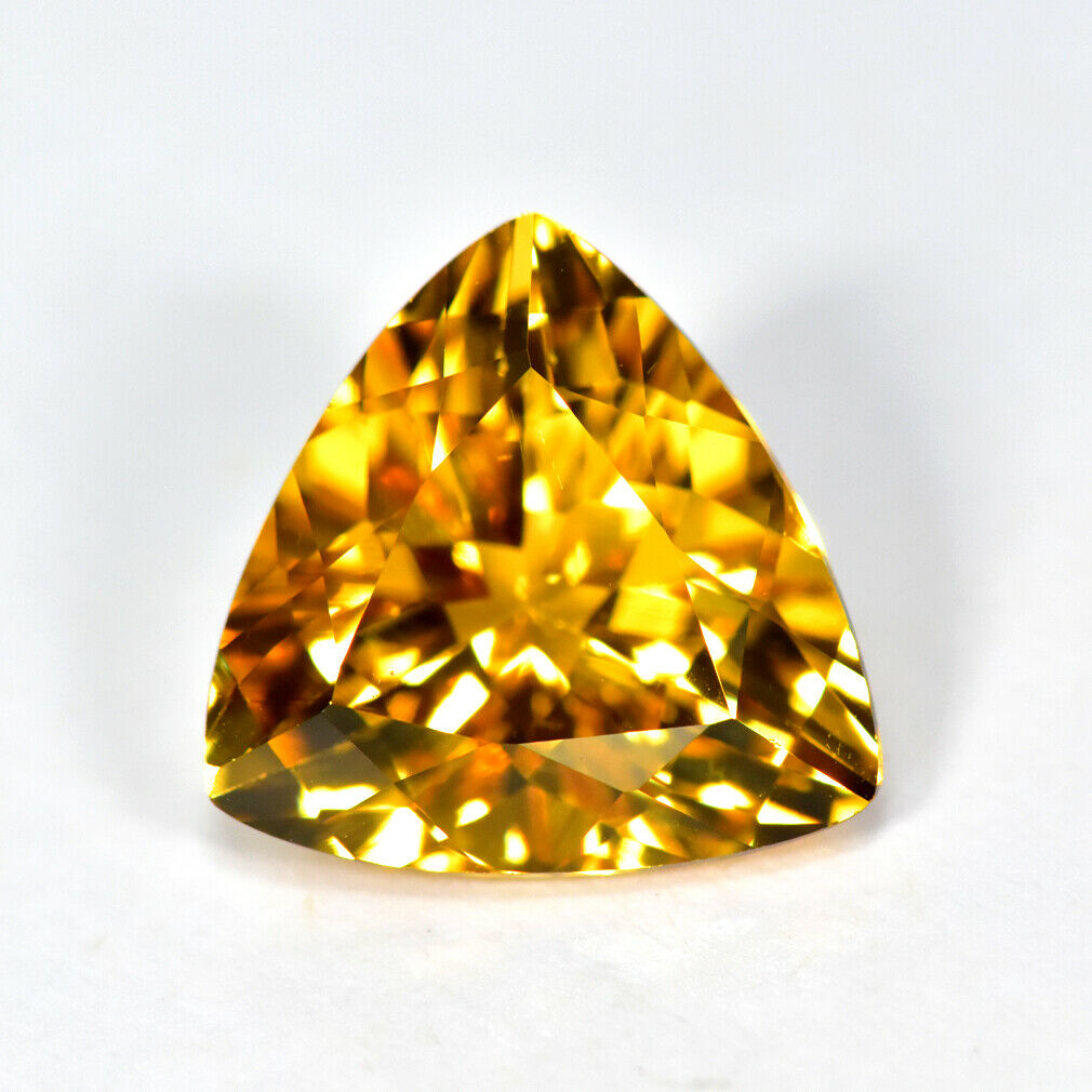 3.25ct Trillion, Vvs _ Eye Clean Gemstone Natural Golden Yellow Beryl _brazil