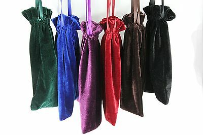 10pcs Large 8"x8" Velvet Bags, Jewelry Wedding Party Gift, Drawstring Pouches