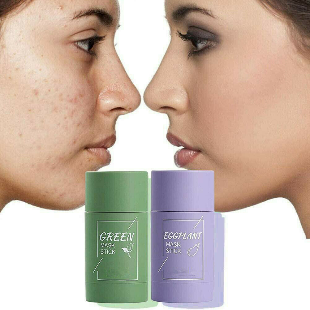 Green Tea Purifying Clay Stick Mask Anti-acne Deep Cleansing -oil Control Beauty