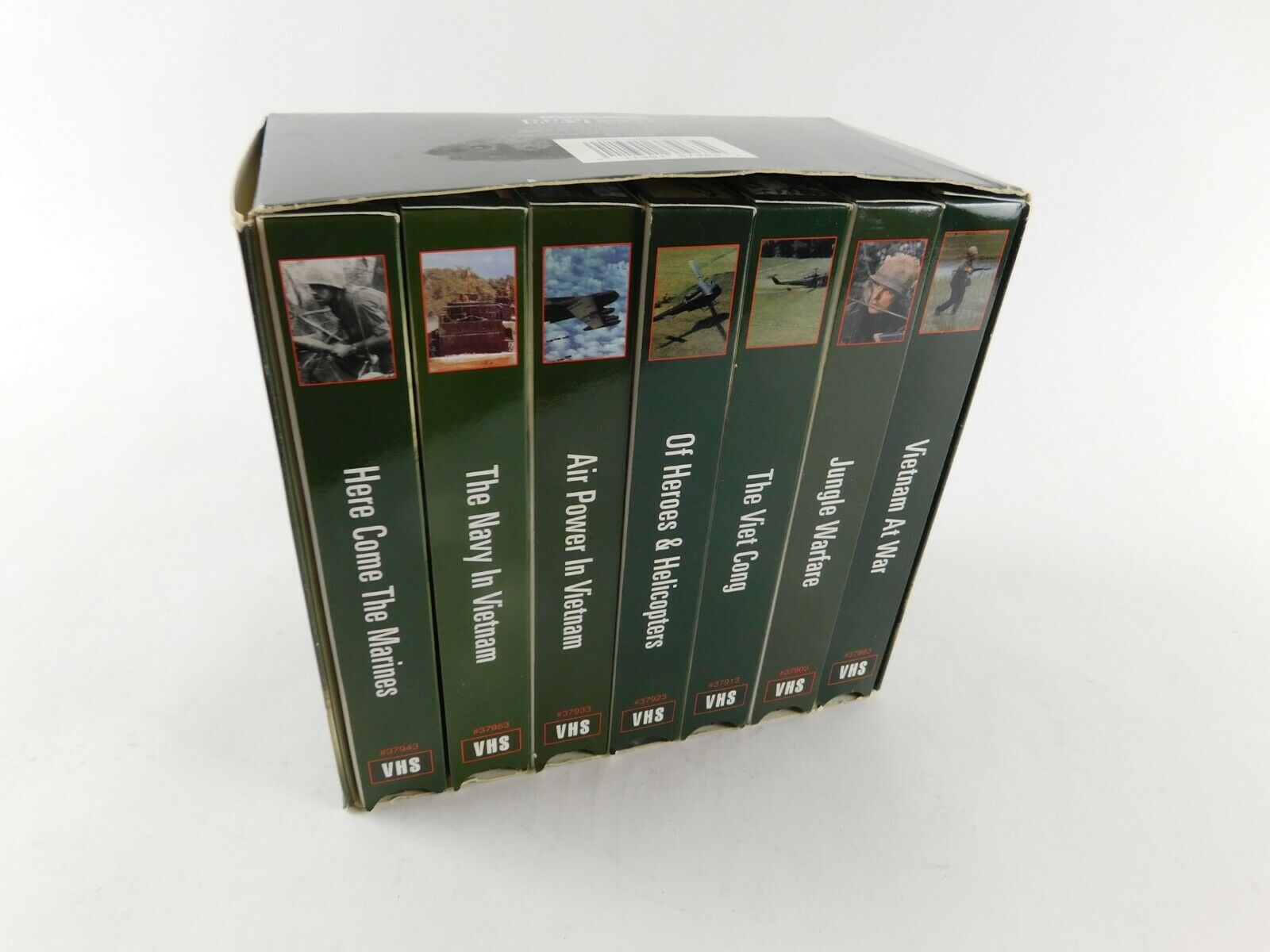 Vintage Viet Nam Vietnam Combat Military War History 7 Vhs Video Tape Box Set Ec
