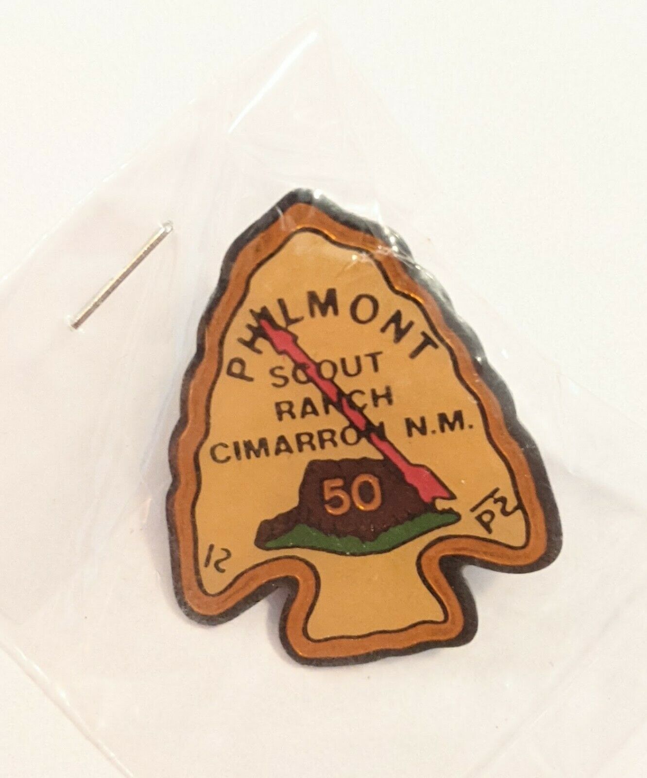 Boy Scout Philmont Scout Ranch 50th Anniv Pin - Carl Marchetti Collection