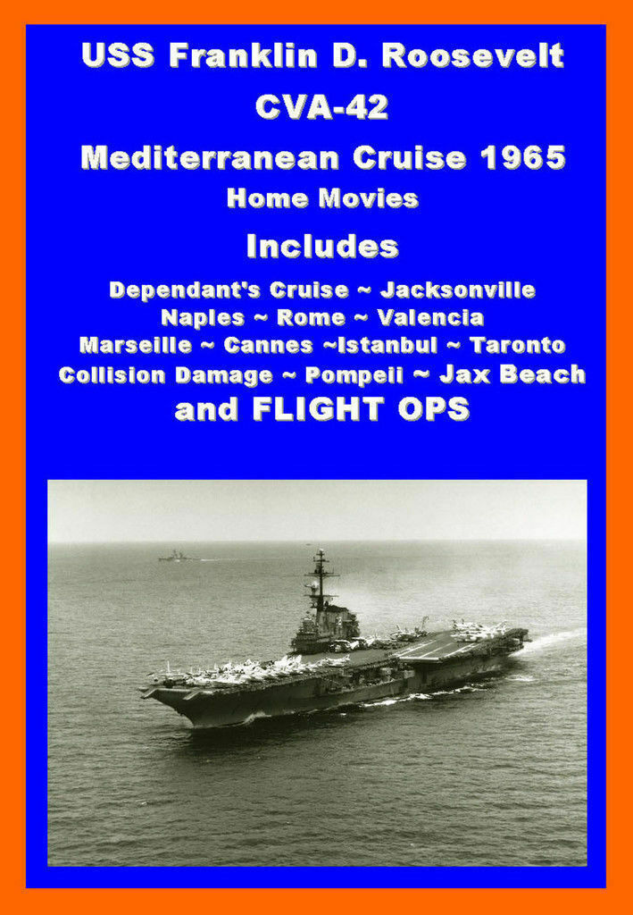 Uss Franklin D Roosevelt Cva-42 1965 Med Cruise Video