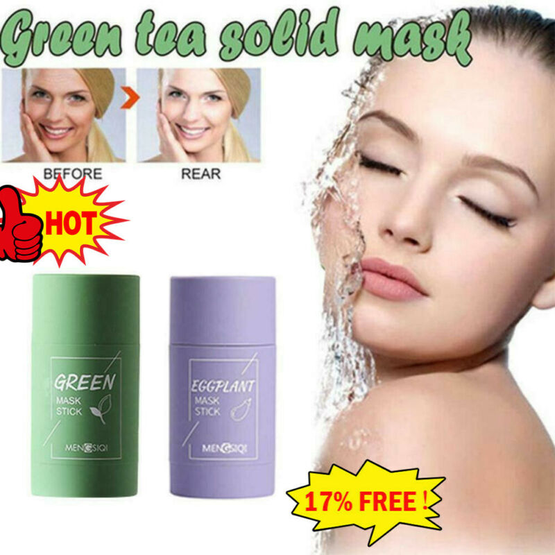 Cleansing Mask Stick Purifying Blackhead Acne Remover Green Tea New