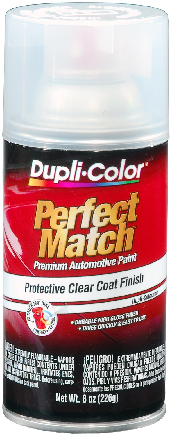 Duplicolor Perfect Match Clear Top Coat Aerosol Spray Car Paint Automotive Auto