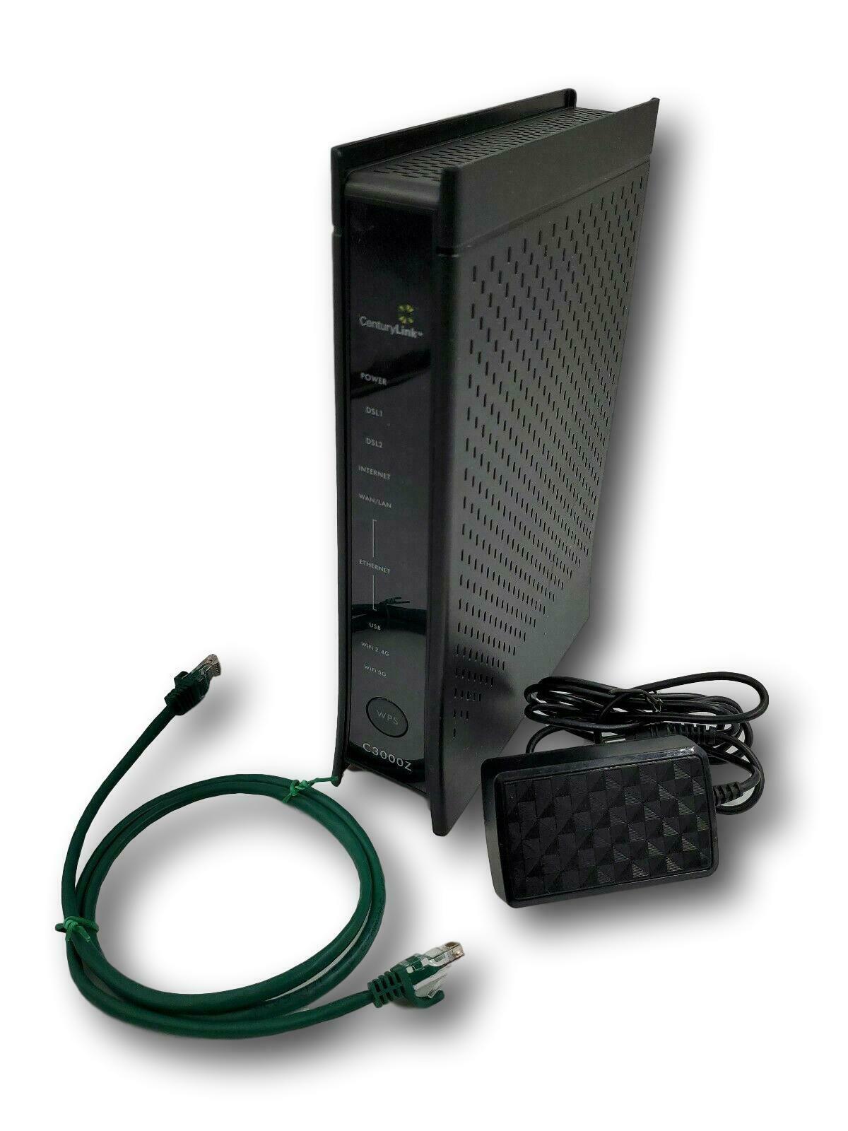 Centurylink Zyxel C3000z Ac2200 Vdsl2 Gateway Wireless Wifi Router Modem Bonded