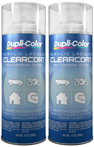 Duplicolor Clear General Purpose Acrylic Lacquer (12 Oz) - 2 Pack Dupdal1695-2pk