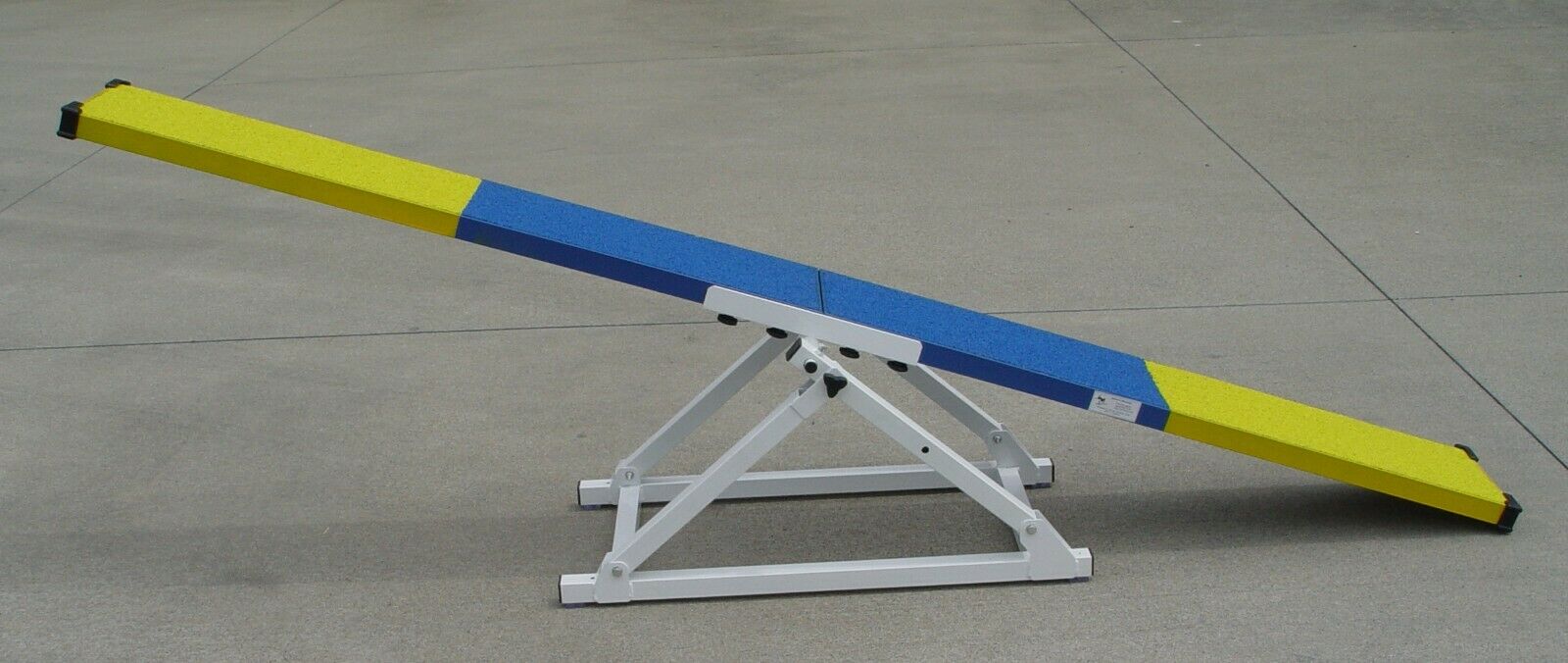 8' Dog Agility See-saw (teeter), Aluminum W/ Rubber Surface, Mini Puppy See-saw