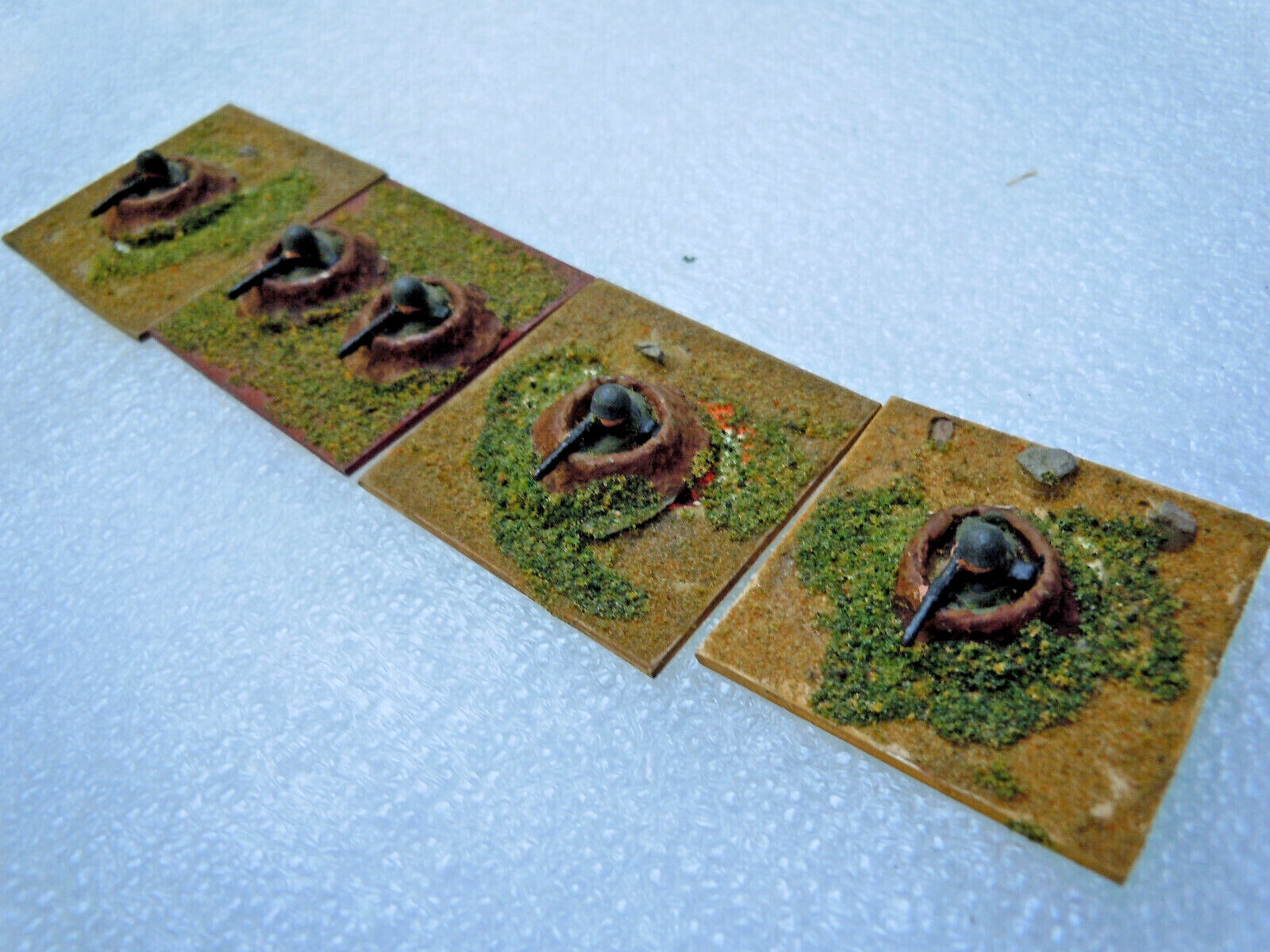 For Flames Of War 15mm German Mg Nests X4 Based