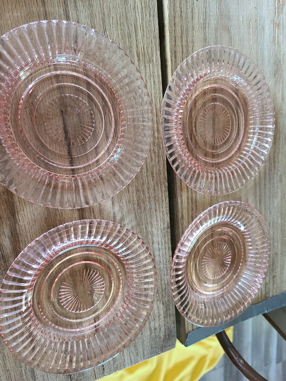 Anchor Hocking 6 Inch Plate Set Of 4 Coronation Pink