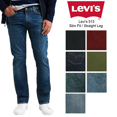 Levis Men's 513 Denim Slim Fit Straight Jeans